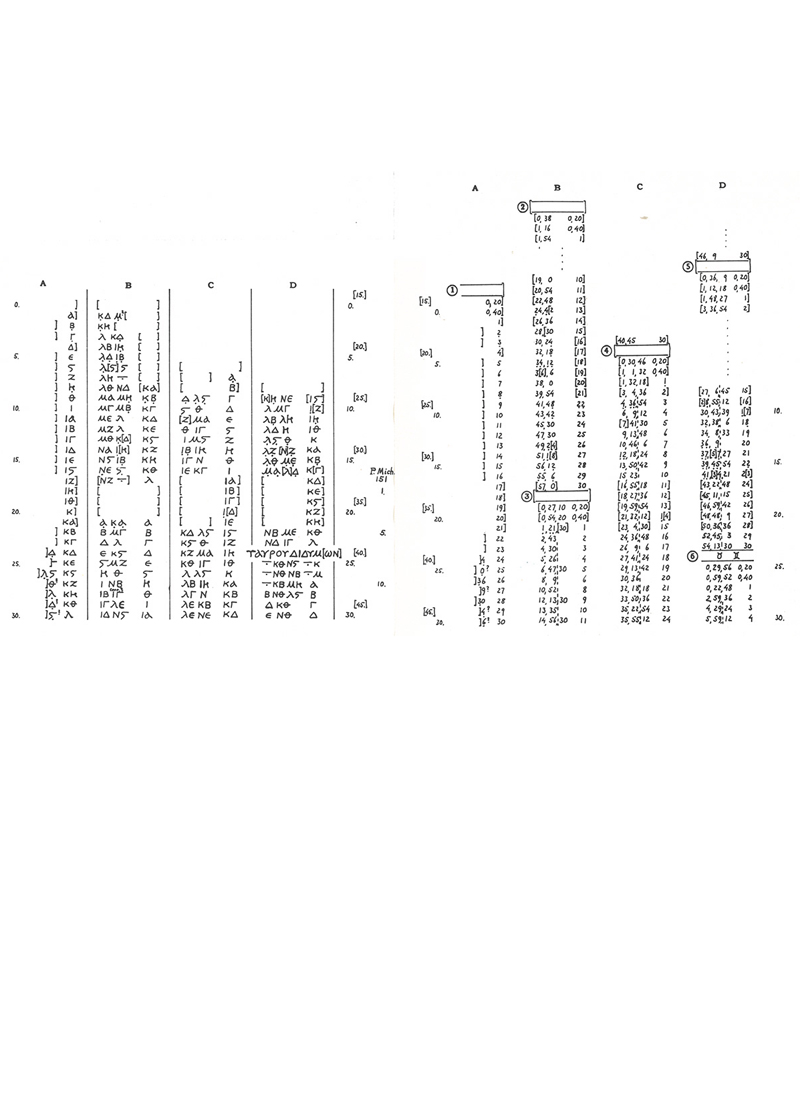 Transcription of a papyrus